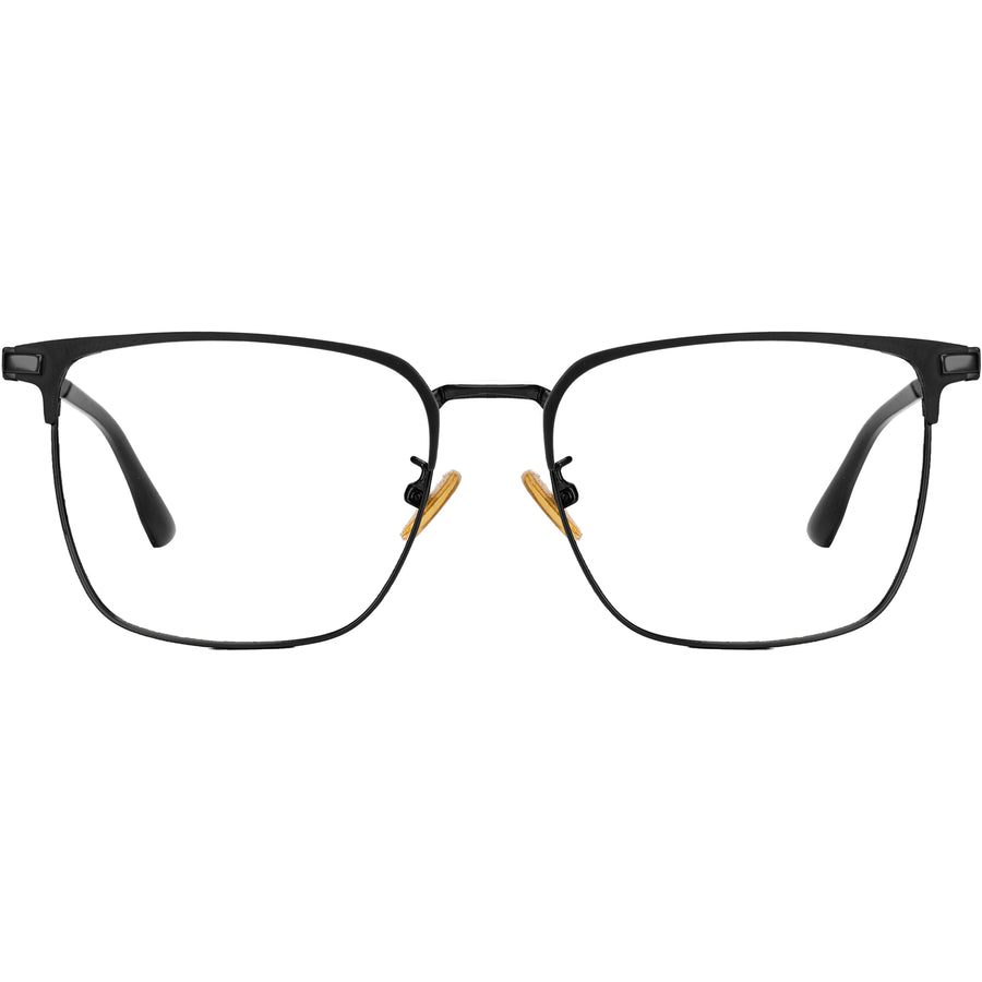 Square Glasses A1042 - Wide Frames for Men with Larger Heads