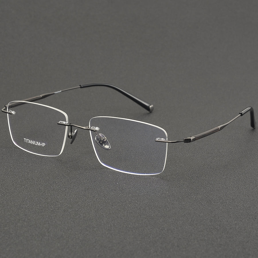 Rectangle Glasses EF1129 - Wide Frames for Men with Larger Heads