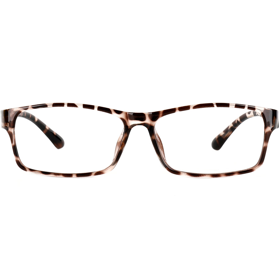 Rectangle Glasses EF1109 - Wide Frames for Men with Larger Heads