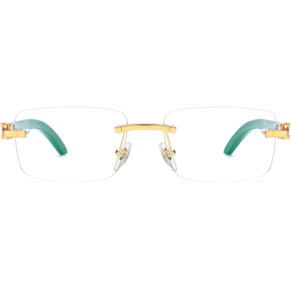 Buffalo Horn Rectangle Glasses BR1309