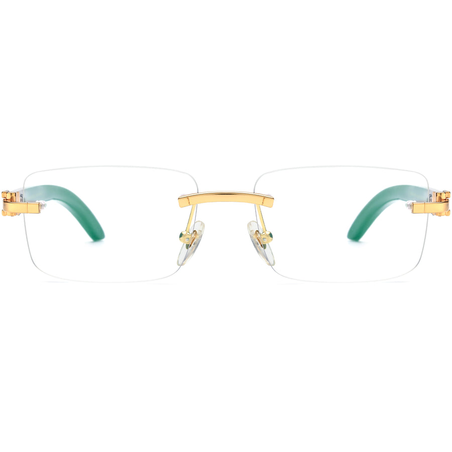 Buffalo Horn Rectangle Glasses BR1309