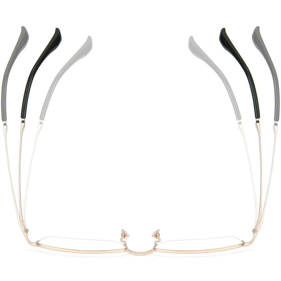 Rectangle Glasses EF1069 - Wide Frames For Men With Larger Heads