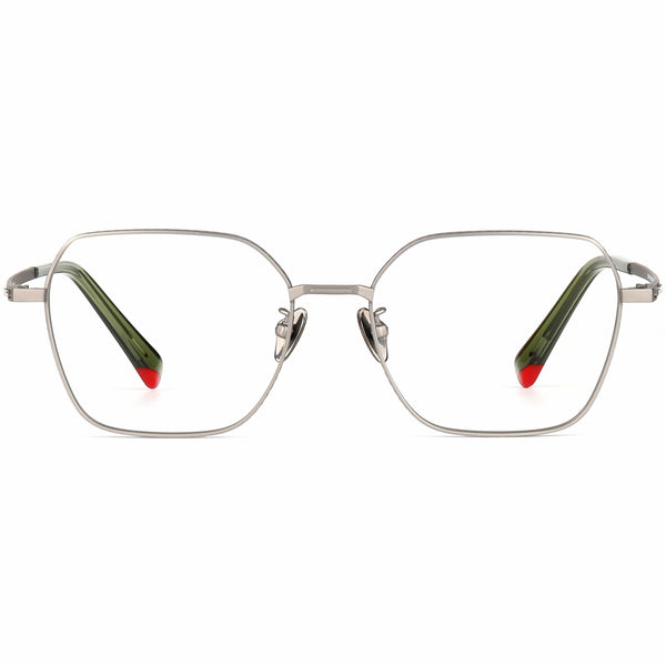 Geometric Glasses EF1164 - Wide Frames For Men With Larger Heads