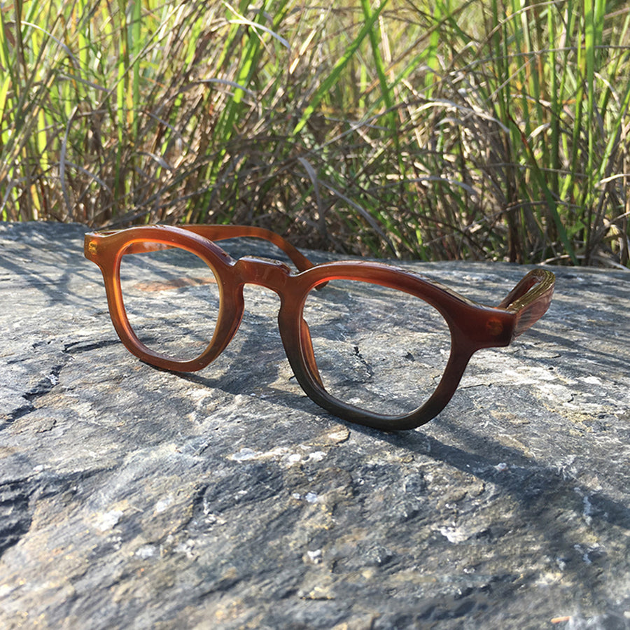 Buffalo Horn Square Glasses NJ1175