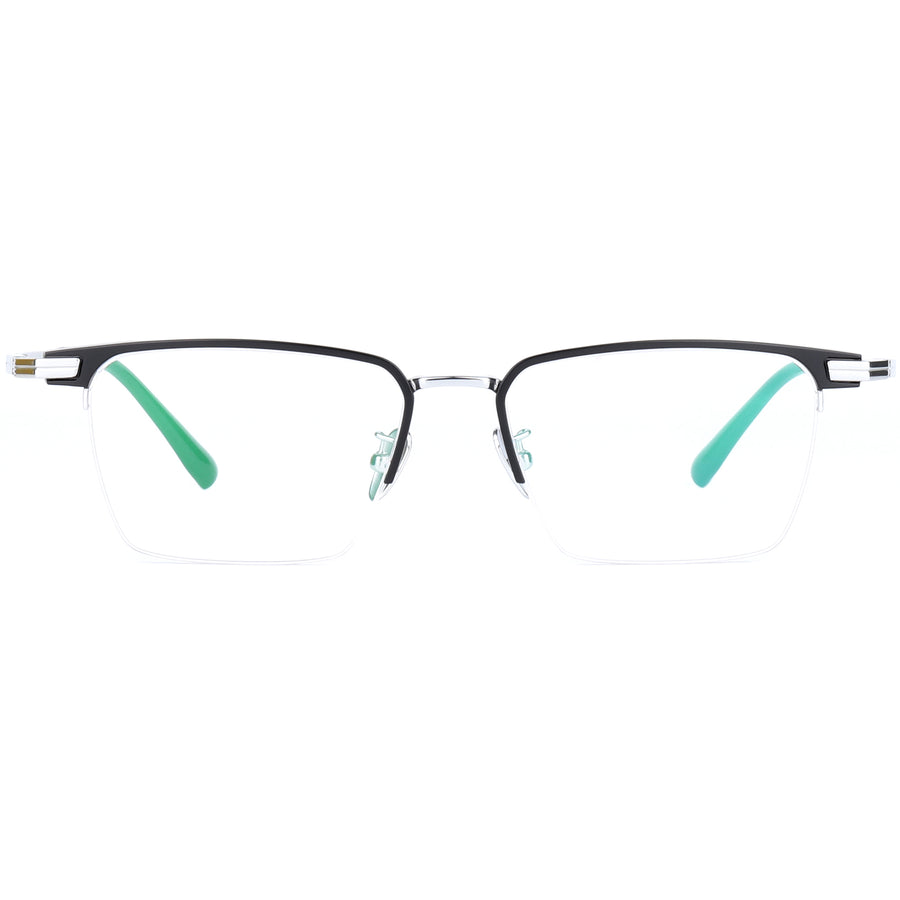 Square Glasses EF1113 - Wide Frames for Men with Larger Heads