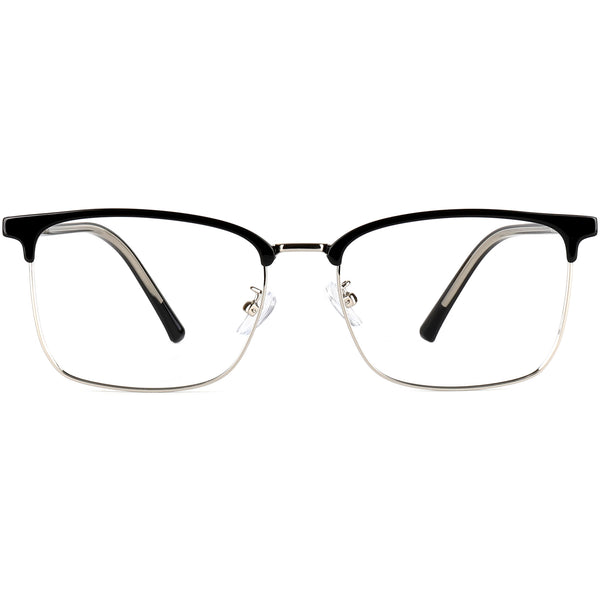 Square Glasses EF1108 - Wide Frames for Men with Larger Heads