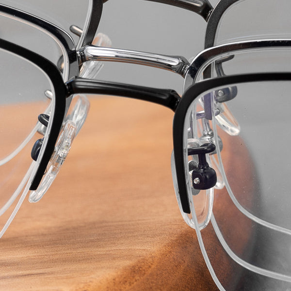 Square Glasses EF1050 - Wide Frames for Men with Larger Heads