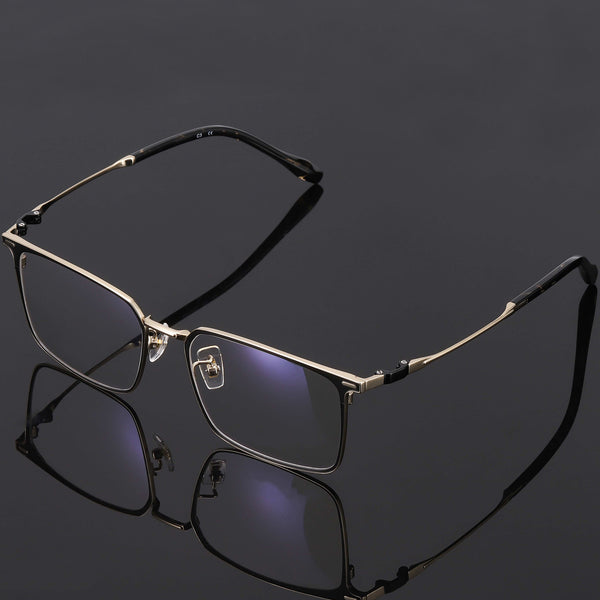 Rectangle Glasses EF1060 - Wide Frames For Men With Larger Heads