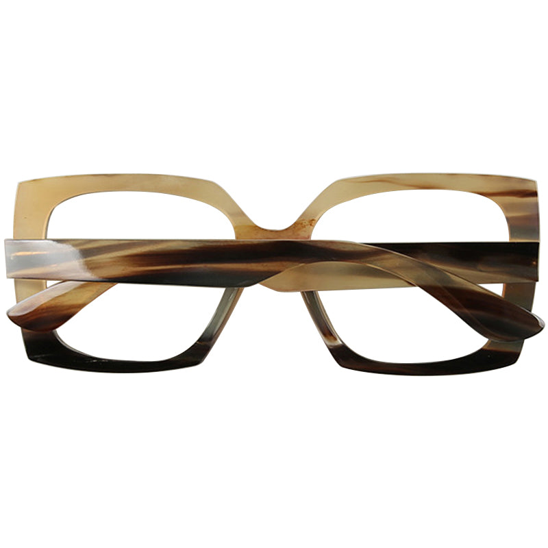 Buffalo Horn Square Glasses NJ1107