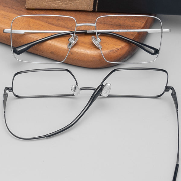 Rectangle Glasses EF1003 - Wide Frames for Men with Larger Heads