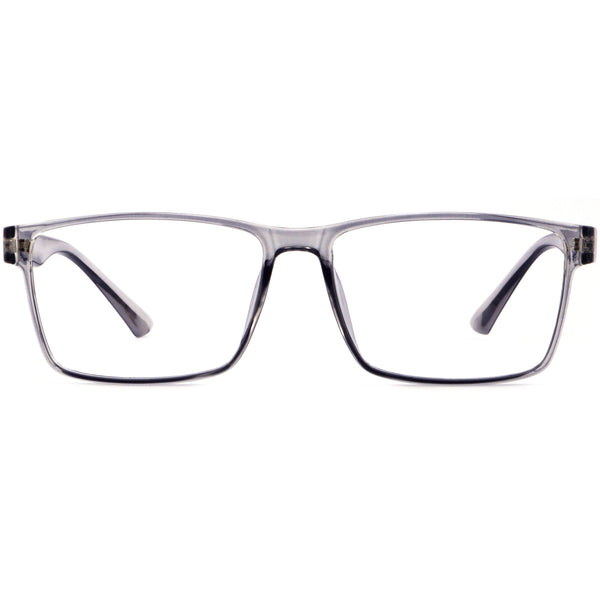 Rectangle Glasses A3918 - Wide Frames for Men with Larger Heads