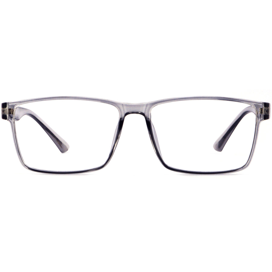 Rectangle Glasses A3918 - Wide Frames for Men with Larger Heads