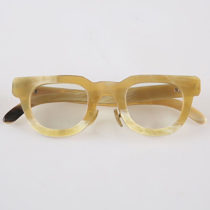 Buffalo Horn Square Glasses NJ1012