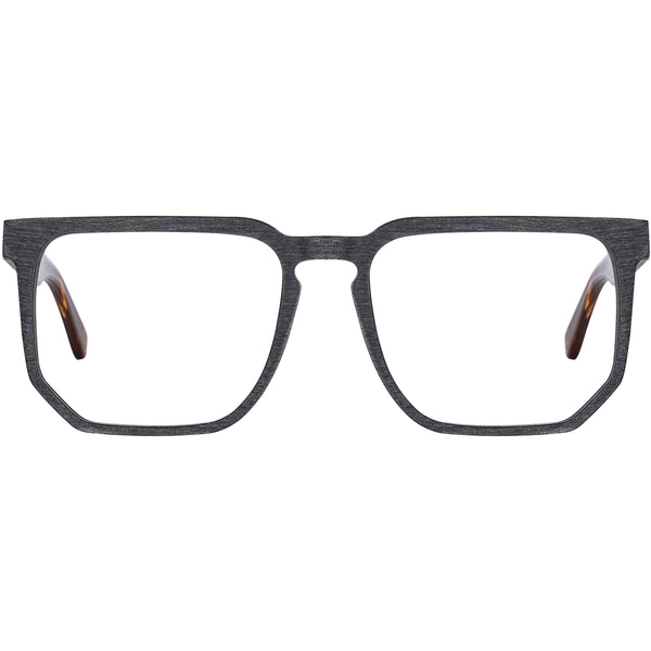 Square Glasses A1046 - Wide Frames for Men with Larger Heads