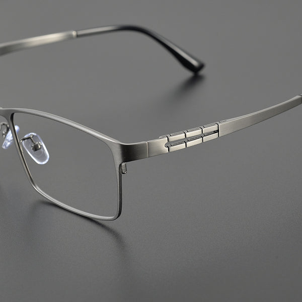 Rectangular Glasses EF1049 - Wide Frames for Men with Larger Heads