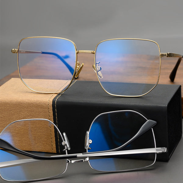 Square Glasses A2610 - Wide Frames for Men with Larger Heads