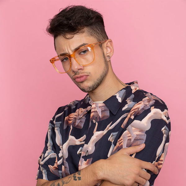 Square Glasses A2395