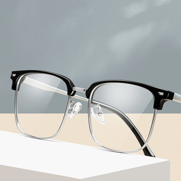 Browline Glasses EF1073 - Wide Frames For Men With Larger Heads