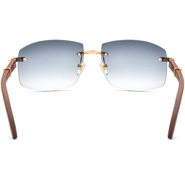 Buffalo Horn Square Sunglasses BRS1007