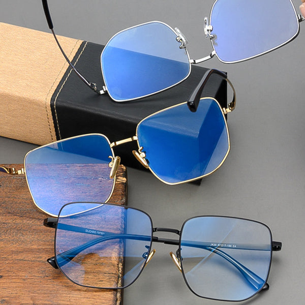 Square Glasses A2610 - Wide Frames for Men with Larger Heads