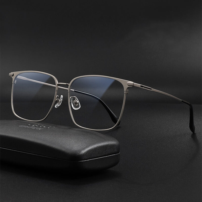 Square Glasses EF1056 - Wide Frames For Men With Larger Heads