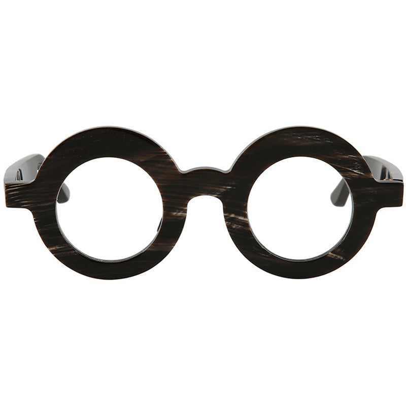 Buffalo Horn Round Glasses NJ1070