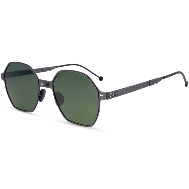 Foldable Geometric Sunglasses GCS1125