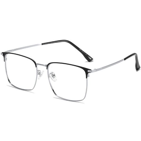 Square Glasses EF1034 - Wide Frames for Men with Larger Heads