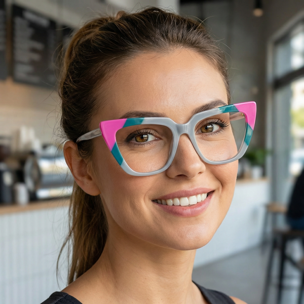 Cat-Eye Glasses A1237