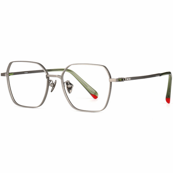 Geometric Glasses EF1164 - Wide Frames For Men With Larger Heads