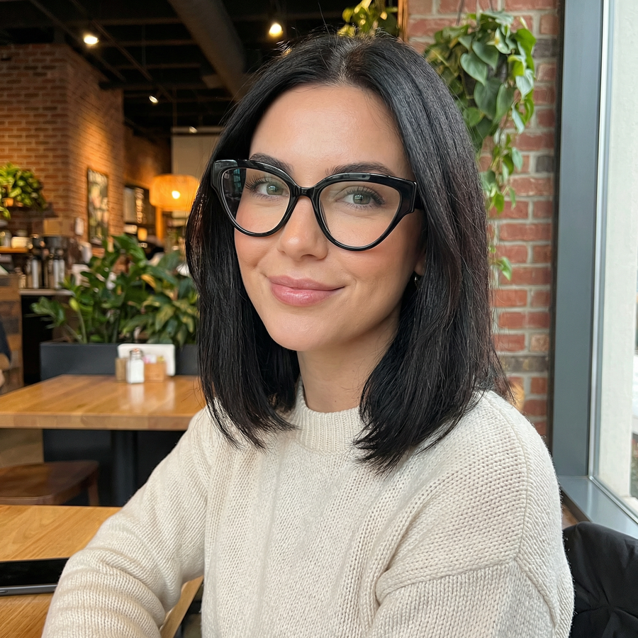 Cat-Eye Glasses A1871