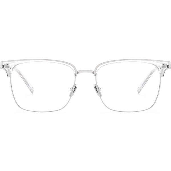 Browline Glasses EF1086 - Wide Frames For Men With Larger Heads