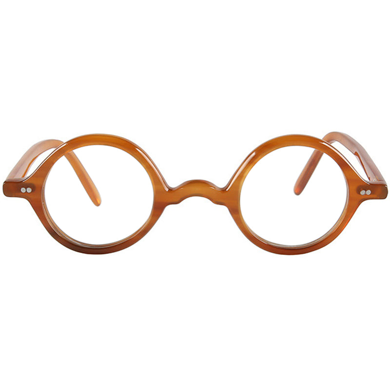 Buffalo Horn Round Glasses NJ1116