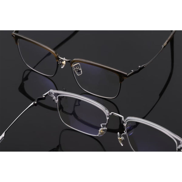 Browline Glasses EF1066 - Wide Frames For Men With Larger Heads