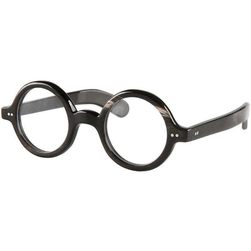 Buffalo Horn Round Glasses NJ1056