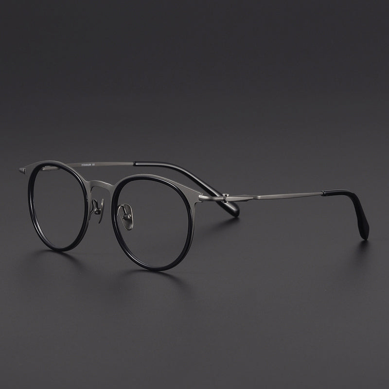 Round Glasses EF1100 - Wide Frames for Men with Larger Heads