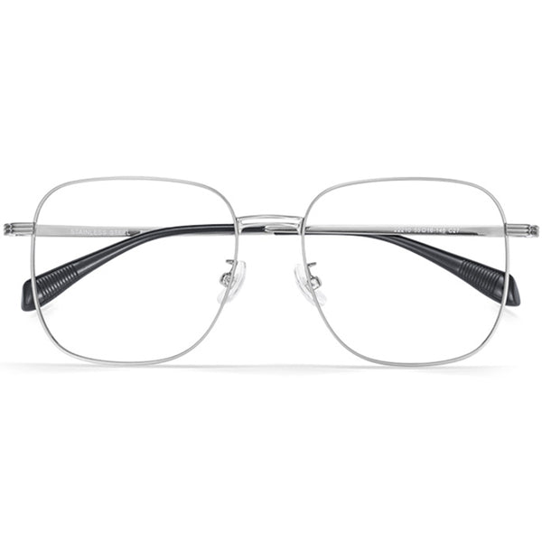 Square Glasses EF1004 - Wide Frames for Men with Larger Heads