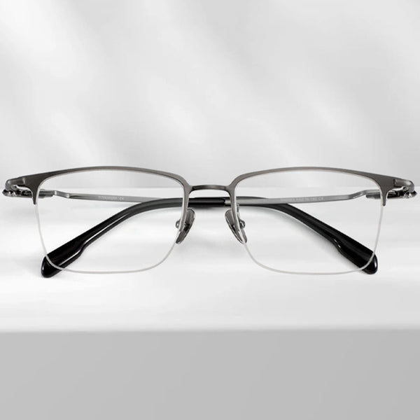 Rectangle Glasses EF1117 - Wide Frames for Men with Larger Heads