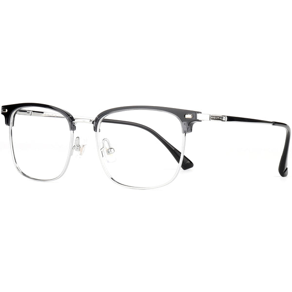 Browline Glasses EF1157 - Wide Frames for Men with Larger Heads