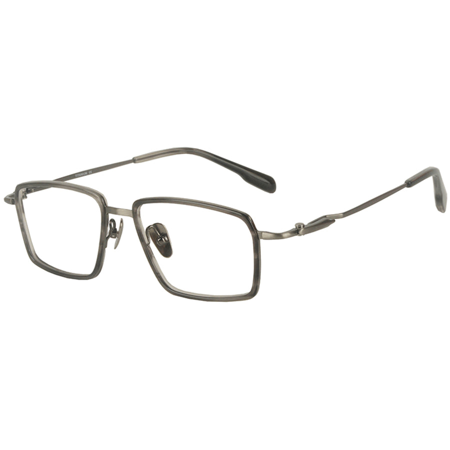 Rectangle Glasses EF1102 - Wide Frames for Men with Larger Heads