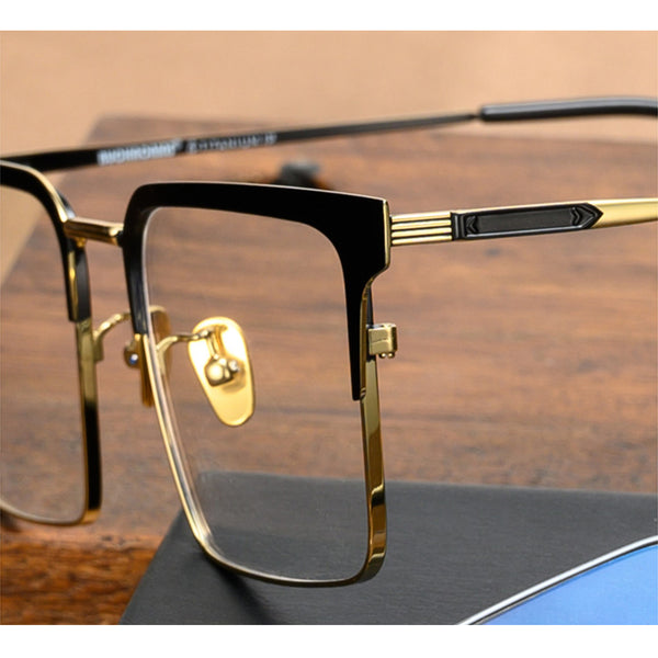 Square Glasses A1740 - Wide Frames for Men with Larger Heads