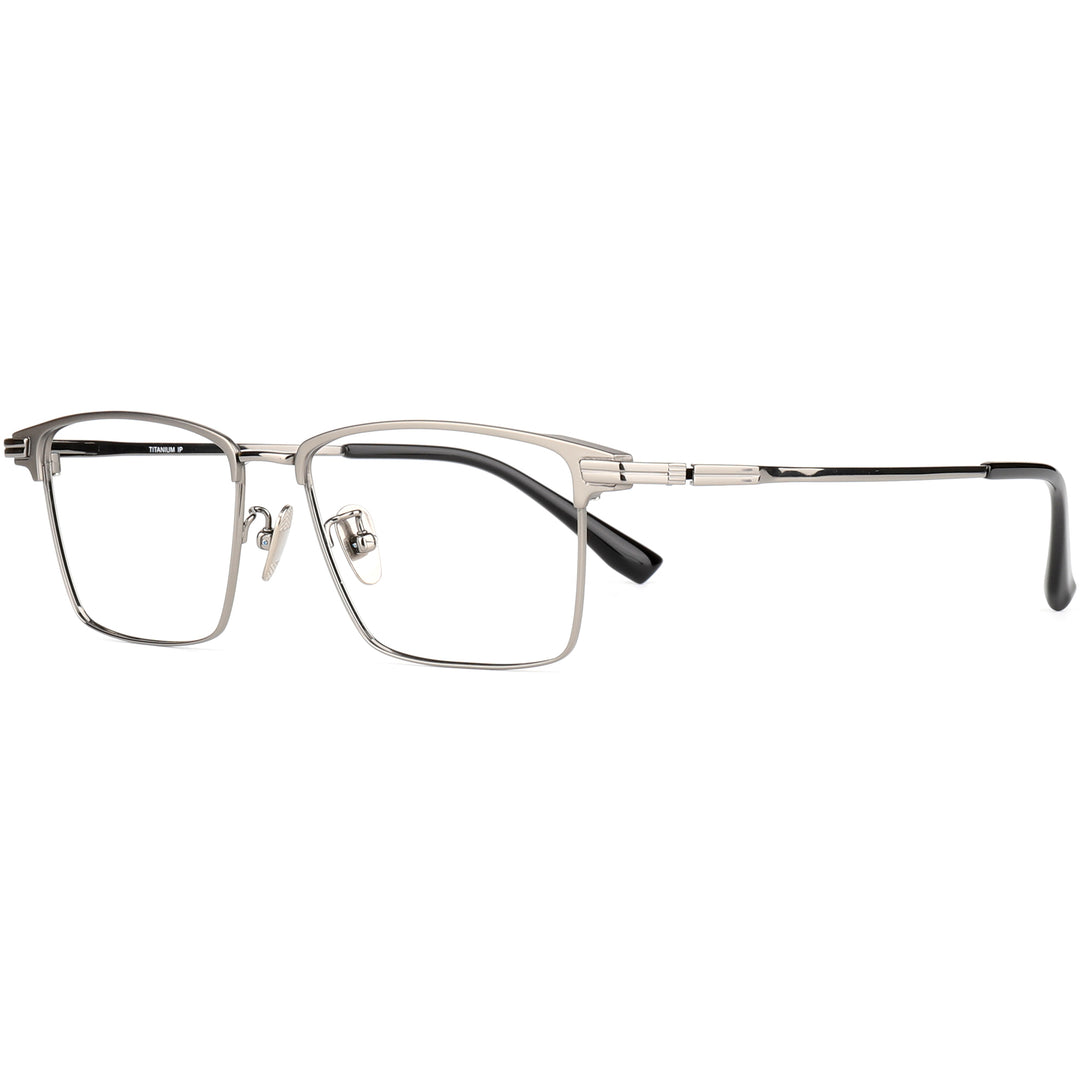 Rectangle Glasses EF1112 - Wide Frames for Men with Larger Heads