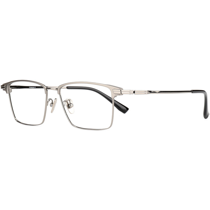 Rectangle Glasses EF1112 - Wide Frames for Men with Larger Heads