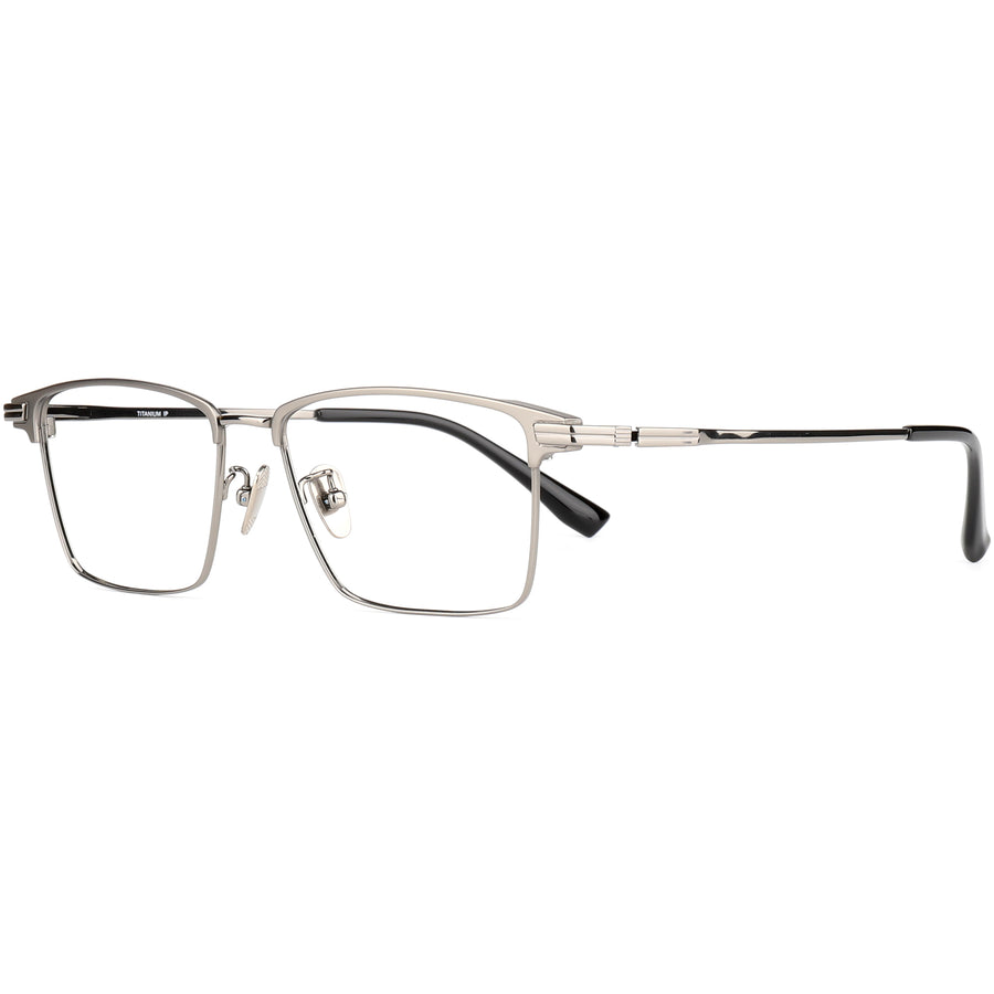 Rectangle Glasses EF1112 - Wide Frames for Men with Larger Heads