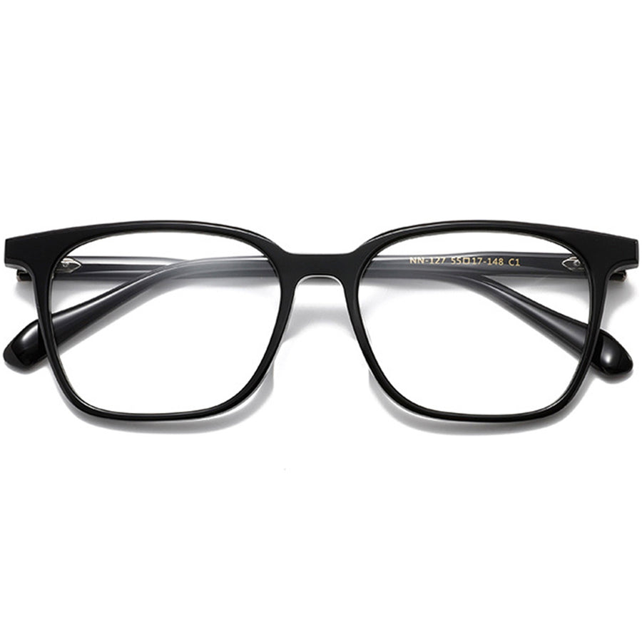 Square Glasses EF1141 - Wide Frames for Men with Larger Heads