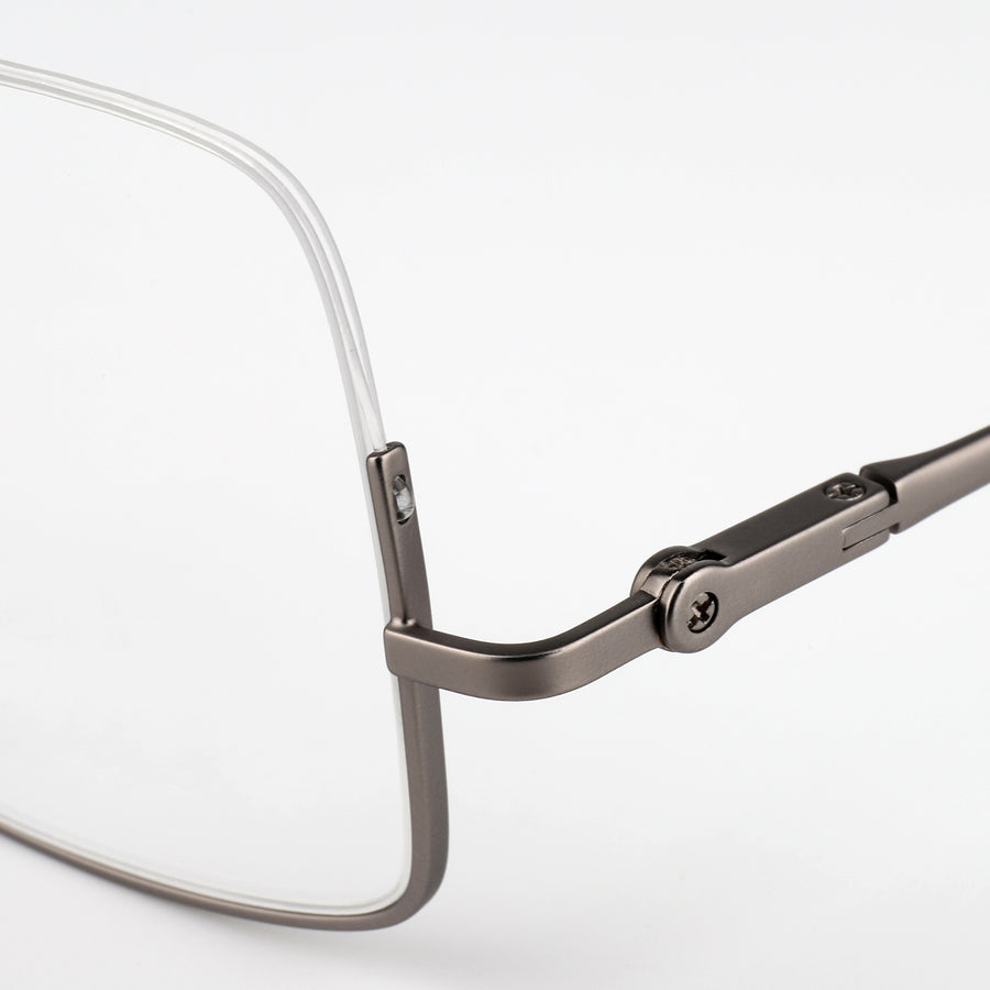 Square Billiards & Pool Glasses RV1052 – Reverse Half-Rim, Adjustable Tilt