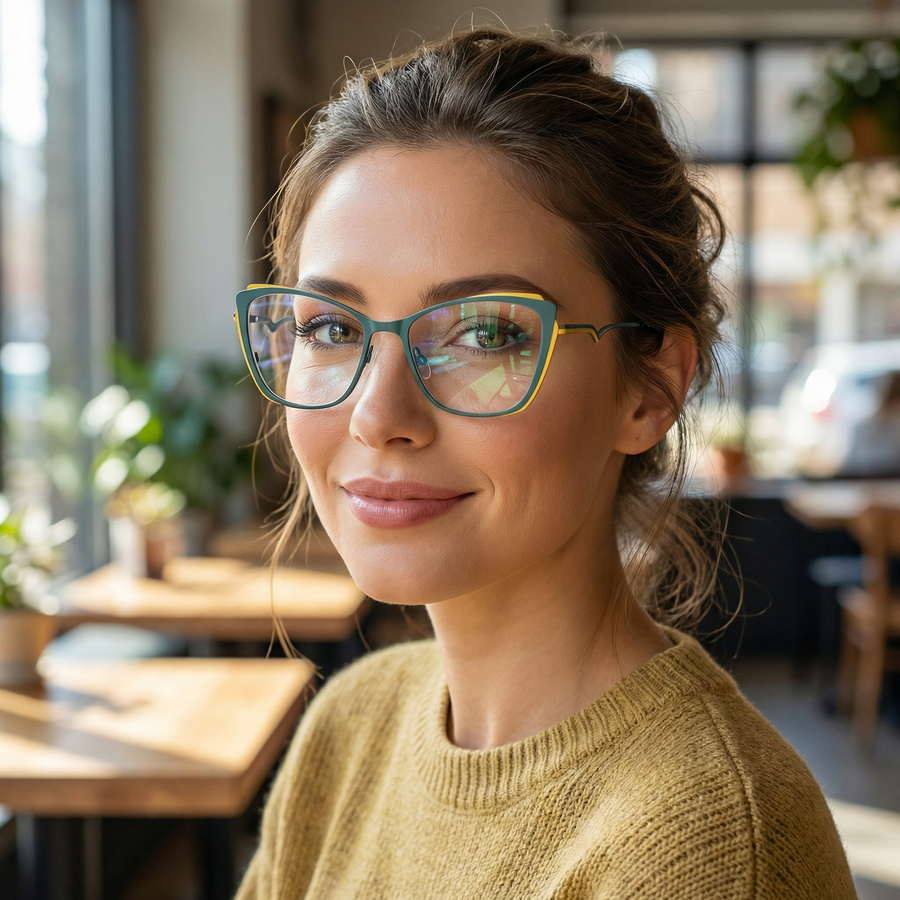 Cat-Eye Glasses YEM1001