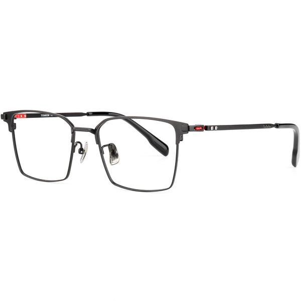 Square Glasses EF1181 - Wide Frames For Men With Larger Heads