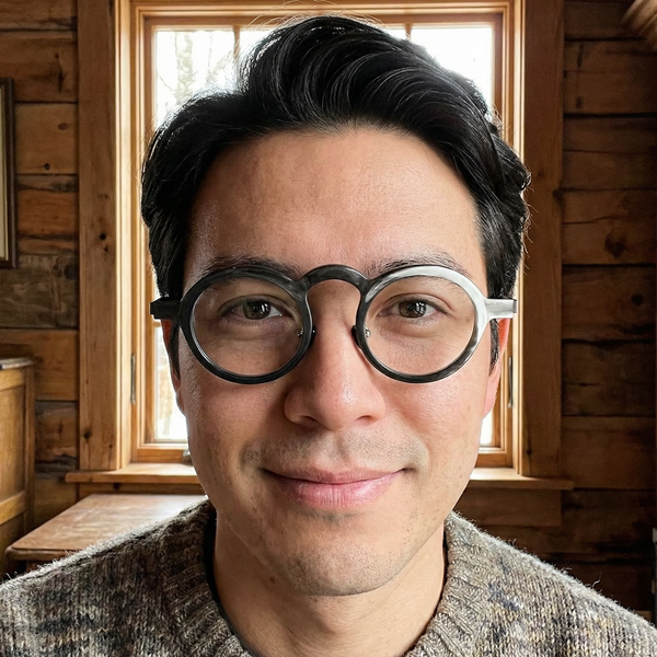 Buffalo Horn Round Glasses NJ1238
