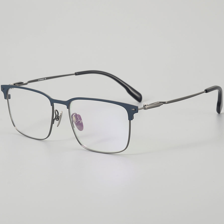 Square Glasses EF1121 - Wide Frames for Men with Larger Heads